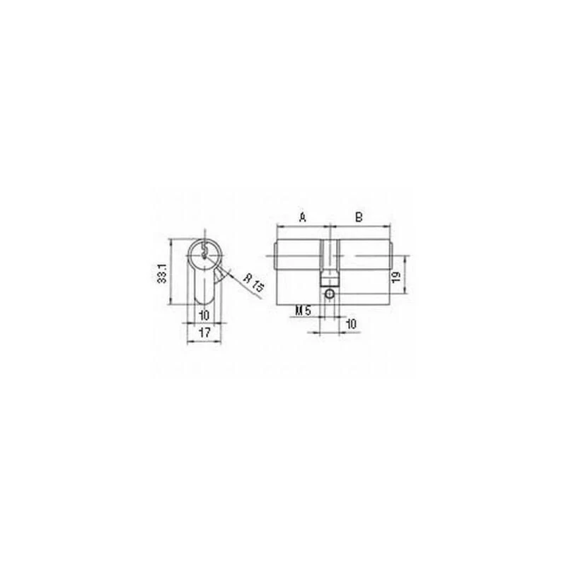 Profil BKS z podwójnym cylindrem PZ 8800 45/60 mm ( 3000251950 )