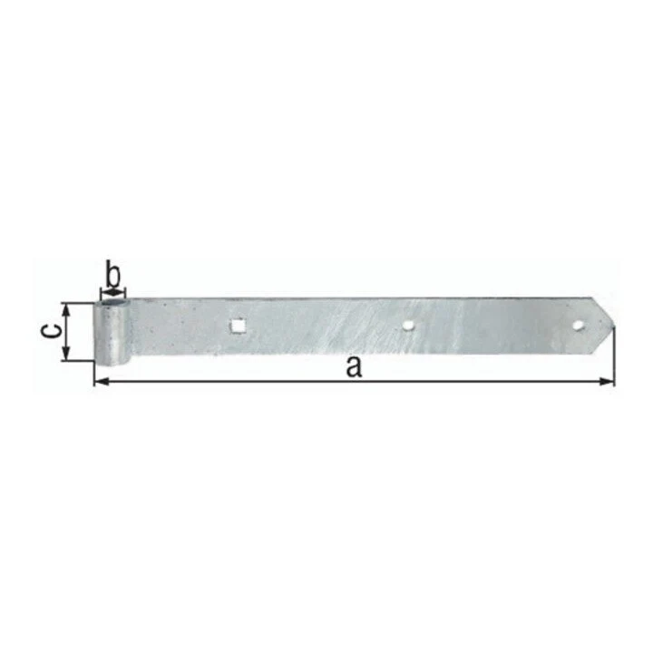 Zawias żaluzjowy GAH szerokość 40 mm długość 600 x 40 mm grubość 4 mm ( 3000200305 )