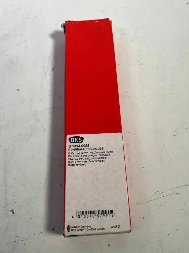 Zamek wpuszczany ramowy rurowy BKS B 1314 PZ 24/45/92/8 mm DIN lewy/prawy ( 3000253049 )