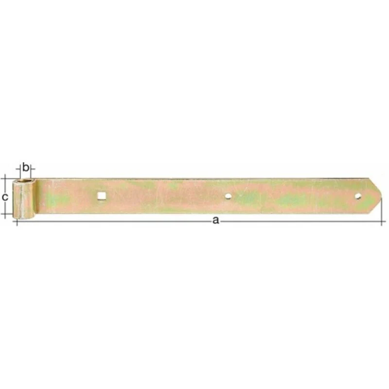 Zawias żaluzjowy GAH długość 700 x 16 x 45 mm grubość 5 mm ( 8001619575 )