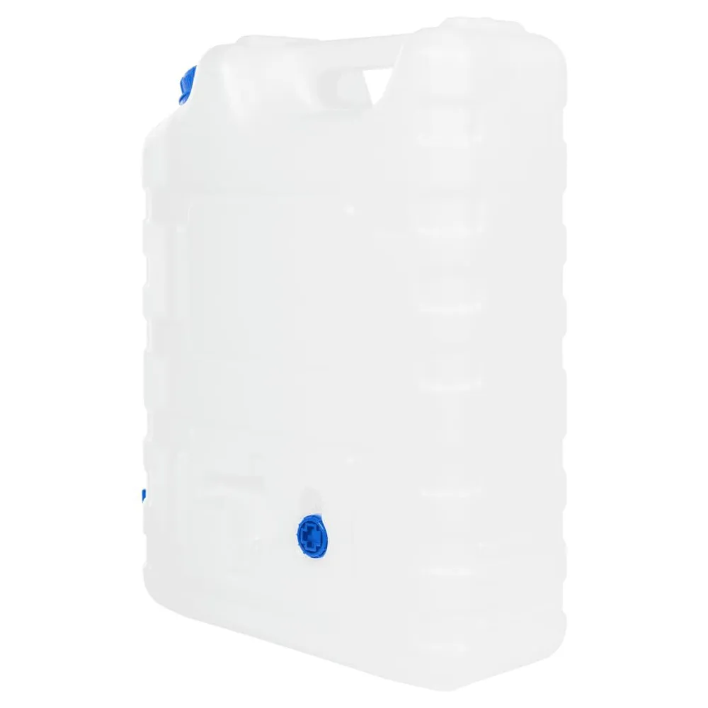 Zbiornik na wodę, z kranikiem, przezroczysty, 20 L, plastikowy